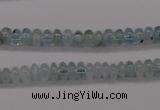 CAQ135 15.5 inches 4*6mm rondelle natural aquamarine beads