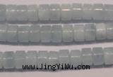 CAQ301 15.5 inches 5*8mm tyre natural aquamarine beads wholesale