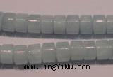 CAQ302 15.5 inches 6*9mm tyre natural aquamarine beads wholesale