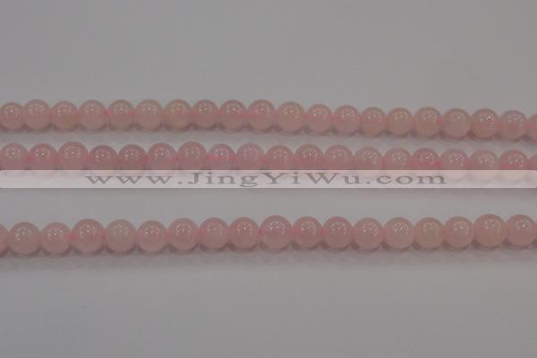 CAQ480 15.5 inches 4mm round natural pink aquamarine beads