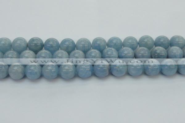 CAQ522 15.5 inches 12mm round AA grade natural aquamarine beads