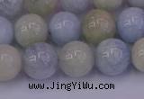CAQ783 15.5 inches 10mm round natural aquamarine beads