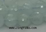 CAQ822 15.5 inches 10mm faceted round aquamarine beads wholesale