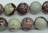 CAR06 15.5 inches 14mm round artistic jasper beads wholesale