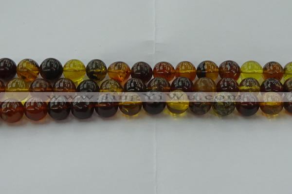 CAR506 15.5 inches 14mm - 15mm round natural amber beads wholesale