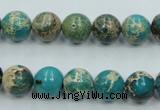CAT01 15.5 inches 10mm round natural aqua terra jasper beads