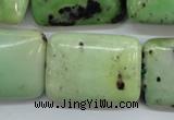 CAU206 15.5 inches 22*30mm rectangle Australia chrysoprase beads