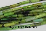 CAU46 15.5 inches 4*13mm tube Australia chrysoprase beads wholesale
