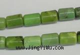 CAU57 15.5 inches 7*10mm tube Australia chrysoprase beads