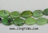 CAU65 15.5 inches 8*12mm oval Australia chrysoprase beads