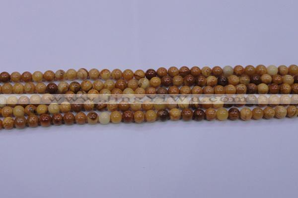 CAY02 15.5 inches 6mm round African yellow jasper beads wholesale