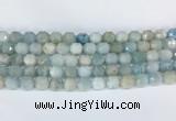 CBBS01 15 inches 8mm faceted prism aquamarine beads wholesale
