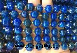 CBBS158 15 inches 10mm faceted prism agate beads wholesale