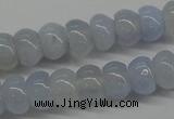 CBC20 15.5 inches 4*6mm rondelle blue chalcedony beads wholesale