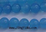 CBC252 15.5 inches 8mm A grade round ocean blue chalcedony beads