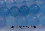 CBC253 15.5 inches 10mm A grade round ocean blue chalcedony beads
