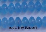 CBC271 15.5 inches 5*8mm A grade rondelle ocean blue chalcedony beads