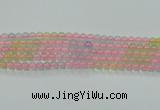 CBC420 15.5 inches 4mm round mixed chalcedony beads wholesale