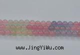CBC422 15.5 inches 8mm round mixed chalcedony beads wholesale