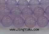 CBC432 15.5 inches 10mm round purple chalcedony beads wholesale