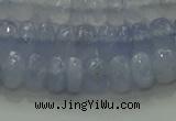 CBC446 15.5 inches 5*8mm faceted rondelle blue chalcedony beads