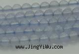 CBC450 15.5 inches 4mm round blue chalcedony beads wholesale