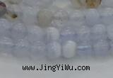 CBC460 15.5 inches 4mm round blue chalcedony gemstone beads