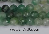 CBC700 15.5 inches 4mm faceted round African green chalcedony beads