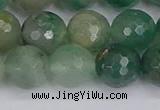 CBC703 15.5 inches 10mm faceted round African green chalcedony beads