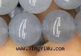 CBC735 15.5 inches 14mm round blue chalcedony beads wholesale