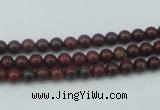 CBD10 15.5 inches 4mm round brecciated jasper gemstone beads