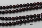 CBD150 15.5 inches 4mm round Chinese brecciated jasper beads