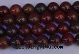 CBD350 15.5 inches 4mm round poppy jasper beads wholesale