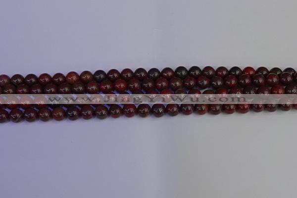 CBD351 15.5 inches 6mm round poppy jasper beads wholesale