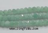 CBJ01 15.5 inches 4*6mm faceted rondelle jade beads wholesale