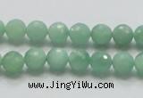 CBJ06 15.5 inches 8mm faceted round jade beads wholesale