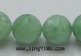 CBJ11 15.5 inches 20mm faceted round jade beads wholesale