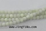 CBJ201 15.5 inches 4mm round butter jade beads wholesale