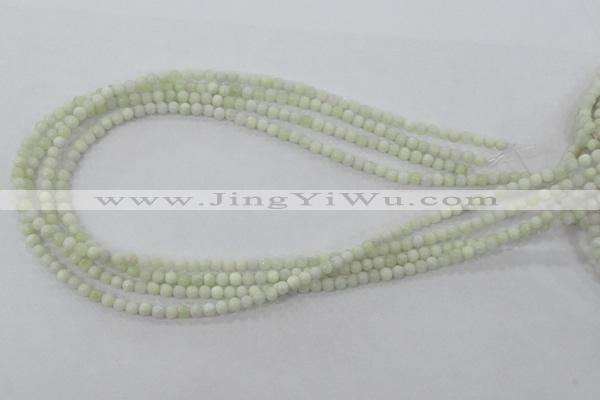 CBJ201 15.5 inches 4mm round butter jade beads wholesale