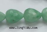 CBJ24 15.5 inches 16*20mm faceted teardrop jade beads wholesale