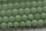 CBJ307 15.5 inches 4mm round A grade natural jade beads