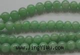CBJ342 15.5 inches 6mm round AAA grade natural jade beads