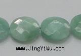 CBJ38 15.5 inches 20mm faceted flat round jade beads wholesale