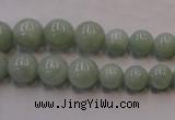 CBJ409 15.5 inches 6mm - 12mm round natural jade beads wholesale