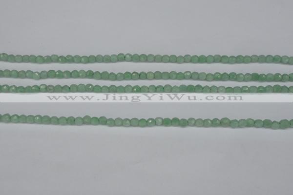 CBJ45 15.5 inches 3mm faceted round jade beads wholesale