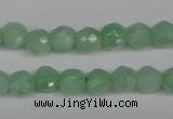 CBJ46 15.5 inches 4mm faceted round jade beads wholesale