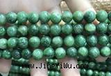 CBJ638 15.5 inches 10mm round Russian green jade beads wholesale