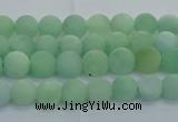 CBJ80 15.5 inches 4mm round matte jade gemstone beads wholesale