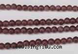 CBQ200 15.5 inches 4mm round strawberry quartz beads wholesale