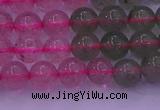 CBQ428 15.5 inches 7mm round mixed strawberry quartz beads